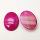 Natural Striped Agate/Banded Agate Cabochons&nbsp;G-J069-30x40mm-01-1