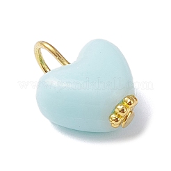 Opaque Polystyrene Plastic Pendants&nbsp;PALLOY-JF04353-02