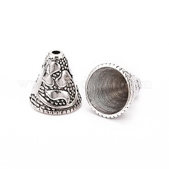 Tibetan Style Cone Alloy Bead Caps&nbsp;PALLOY-I112-09AS