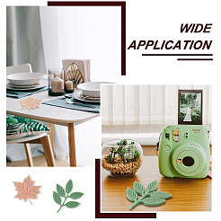 8Pcs 8 Styles Flower & Leaf DIY Cup Mat Silicone Molds&nbsp;DIY-FW0001-25