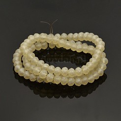 Pearl Luster Plated Faceted Rondelle Glass Beads Strands&nbsp;EGLA-J054-6x4mm-PL03