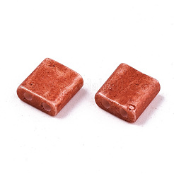 FGB 2-Hole Glass Seed Beads&nbsp;X-SEED-S031-L-ST1005F
