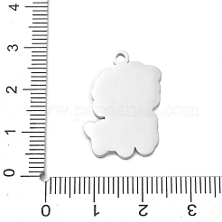 304 Stainless Steel Pendants&nbsp;SA-CBAE115-08P