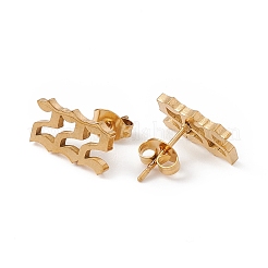 Number Earrings&nbsp;X-EJEW-F286-01C-G