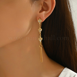 Stainless Steel Cactus Tassel Stud Earrings&nbsp;LF0625