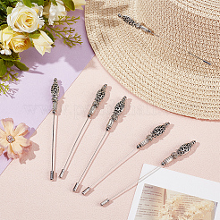 6Pcs Alloy & Brass Brooches&nbsp;AJEW-BC00033