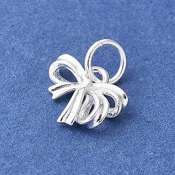 925 Sterling Silver Bowknot Charms&nbsp;STER-R012-04S