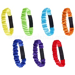 11Pcs 7 Colors Cloth/Nylon Elastic Bands&nbsp;AJEW-CN0005-91