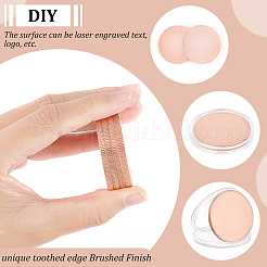6Pcs Blank Alloy Discs&nbsp;AJEW-BC0006-58RG