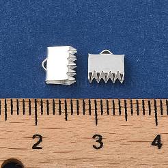 925 Sterling Silver Ribbon Ends&nbsp;LS-STER-D006-27S