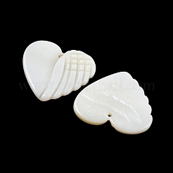 Natural Freshwater Shell Pendants&nbsp;BSHE-G034-17