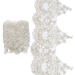 3.3Yards Polyester Lace Triming Ribbons&nbsp;SRIB-GF0001-57B