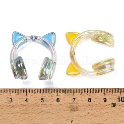 UV Plating Transparent Acrylic Enamel Beads&nbsp;AC-CBAD9B6-09