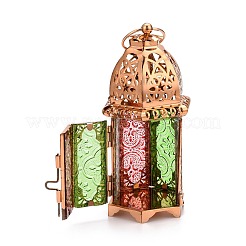 Retro Golden Plated Iron Ramadan Candle Lantern&nbsp;RAMA-PW0001-25A