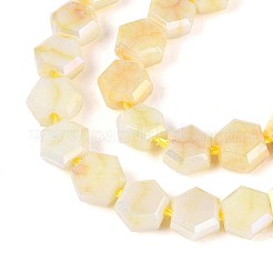 Anti-Tarnish Electroplate Glass Beads Strands&nbsp;GLAA-T028-6mm-02F