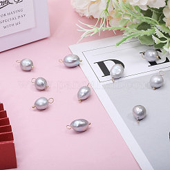 10Pcs Natural Freshwater Pearl Pendants&nbsp;FIND-CA0009-02B