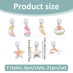 21Pcs 7 Style Plastic Mobile Dustproof Plugs&nbsp;HJEW-FH00156