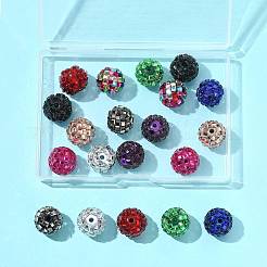 20Pcs 10 Colors Acrylic Rhinestone Beads&nbsp;OACR-FS0002-32