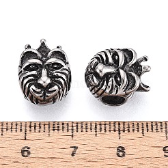 304 Stainless Steel European Style Large Hole Beads&nbsp;STAS-T072-105AS