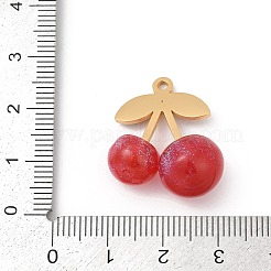 304 Stainless Steel Pendants&nbsp;STAS-C121-09G-01