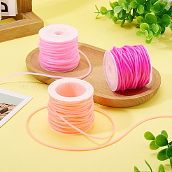 30M 3 Colors Hollow Pipe PVC Tubular Synthetic Rubber Cord&nbsp;RCOR-TA0001-16