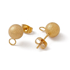 304 Stainless Steel Stud Earring Findings&nbsp;STAS-E179-05E-G
