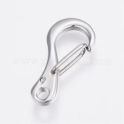 Tarnish Resistant 304 Stainless Steel Keychain Clasp Findings&nbsp;STAS-P150-07P
