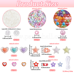 DIY Glass & Acrylic Beads Mobile Phone Strap Making Kits&nbsp;DIY-SP0003-63