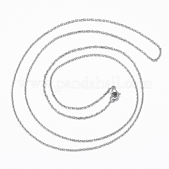 Non-Tarnish 304 Stainless Steel Cable Chains Necklaces&nbsp;LS-NJEW-L450-01P