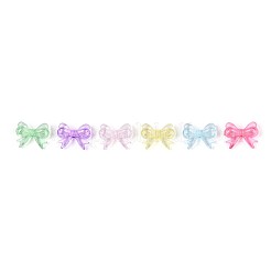 650-700G 6 Colors Transparent Acrylic Beads&nbsp;OACR-T029-84M