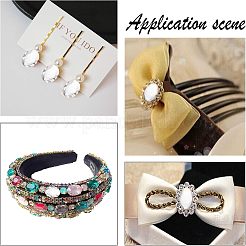 Acrylic Rhinestone Flat Back Cabochons&nbsp;GACR-FH0001-01