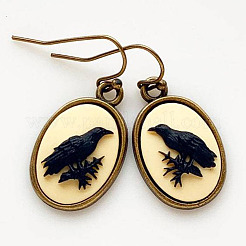 Alloy Enamel Dangle Earrings&nbsp;FS-WGA17FA-01