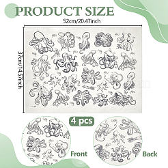 Paper Ceramic Decals&nbsp;DIY-WH0759-24H