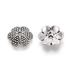 Tibetan Style Alloy Bead Caps&nbsp;TIBEB-T004-18AS