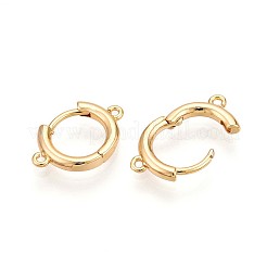 Brass Hoop Earring Finding&nbsp;KK-N261-31G