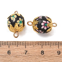 Handmade Polymer Clay Connector Charms&nbsp;CLAY-C008-05