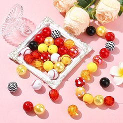 50Pcs Planting Acrylic Beads&nbsp;SACR-CJC0010-01A
