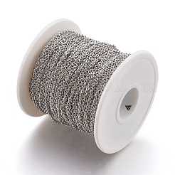 Tarnish Resistant 304 Stainless Steel Cable Chains&nbsp;CHS-R002-0.5mm