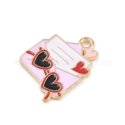 Valentine's Day Alloy Enamel Pendants&nbsp;ENAM-I084-01KCG-33