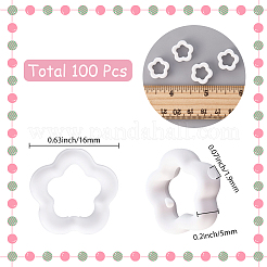 100Pcs Opaque Acrylic Beads&nbsp;MACR-SC0002-25