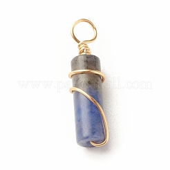 Natural Sodalite Pendants&nbsp;PALLOY-JF01453-03