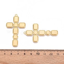 304 Stainless Steel Religion Cross Big Pendants&nbsp;STAS-T067-41G