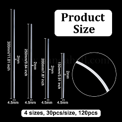120Pcs 4 Styles PP Boning&nbsp;FIND-OC0013-94