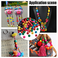 1200Pcs Wood Beads&nbsp;WOOD-UN0001-28