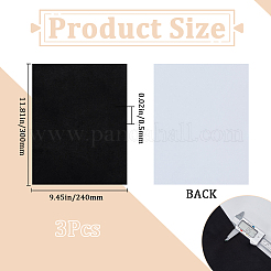 Rectangle Self Adhesive Velvet Patches&nbsp;AJEW-WH20011-11A