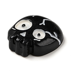 Skull Halloween Opaque Resin Decoden Cabochons&nbsp;RESI-R446-01B