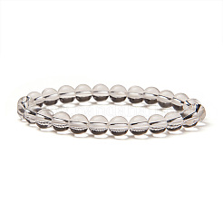 Natural Crystal Round Beads Stretch Bracelets&nbsp;BJEW-N301-8mm-07