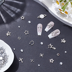 145Pcs 3 Styles Plastic & Resin & Zinc Alloy Rhinestone Cabochons&nbsp;MRMJ-SP0001-41