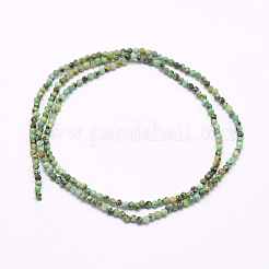 Natural African Turquoise Beads Strands&nbsp;G-F509-29-3mm