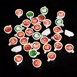 32Pcs 8 Colors Opaque Resin Coffee Cup Display Decoration&nbsp;CRES-TA0001-62